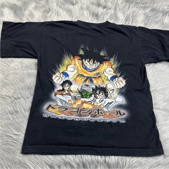 Vintage 1998 Dragon ball Z Anime YOUTH XL Black T Shirt